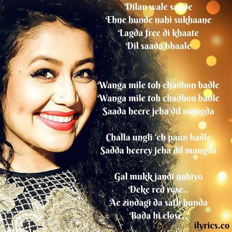 neha kakkar lyrics